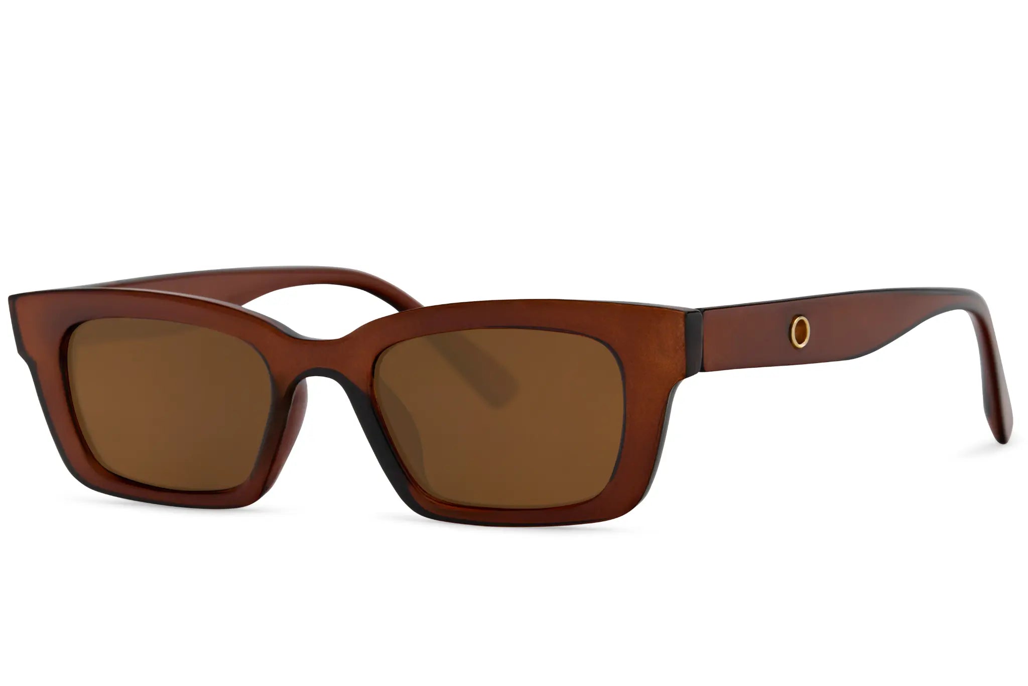 FAME - Rekt Marron Transparent / Marron Uni - Vue côté