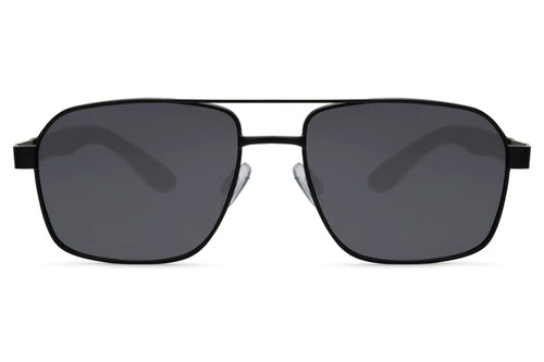 FAME - Aero Noir Mat / Gris Uni - Vue face