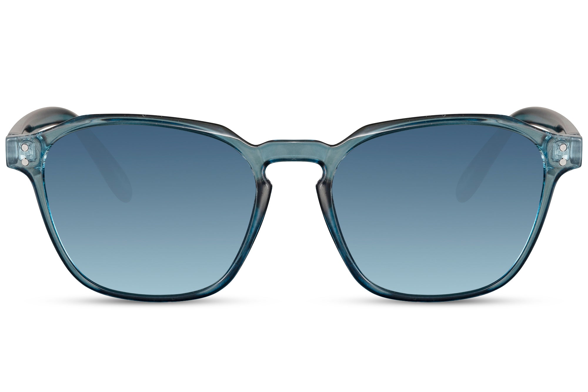FAME - Bloc - Bleu translucide / Gris dégradé - Vue face