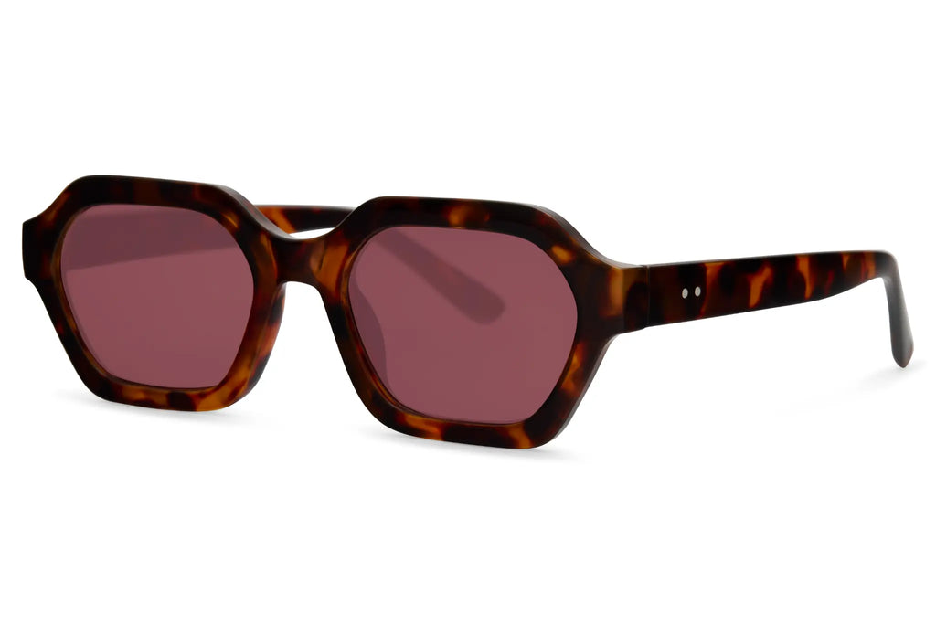 Lunettes Écaille / Bordeaux - Vue de côté