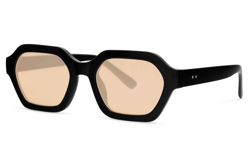 Lunettes Noir / Sable - Vue de côté