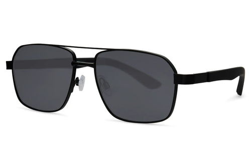 FAME - Aero Noir Mat / Gris Uni - Vue côté