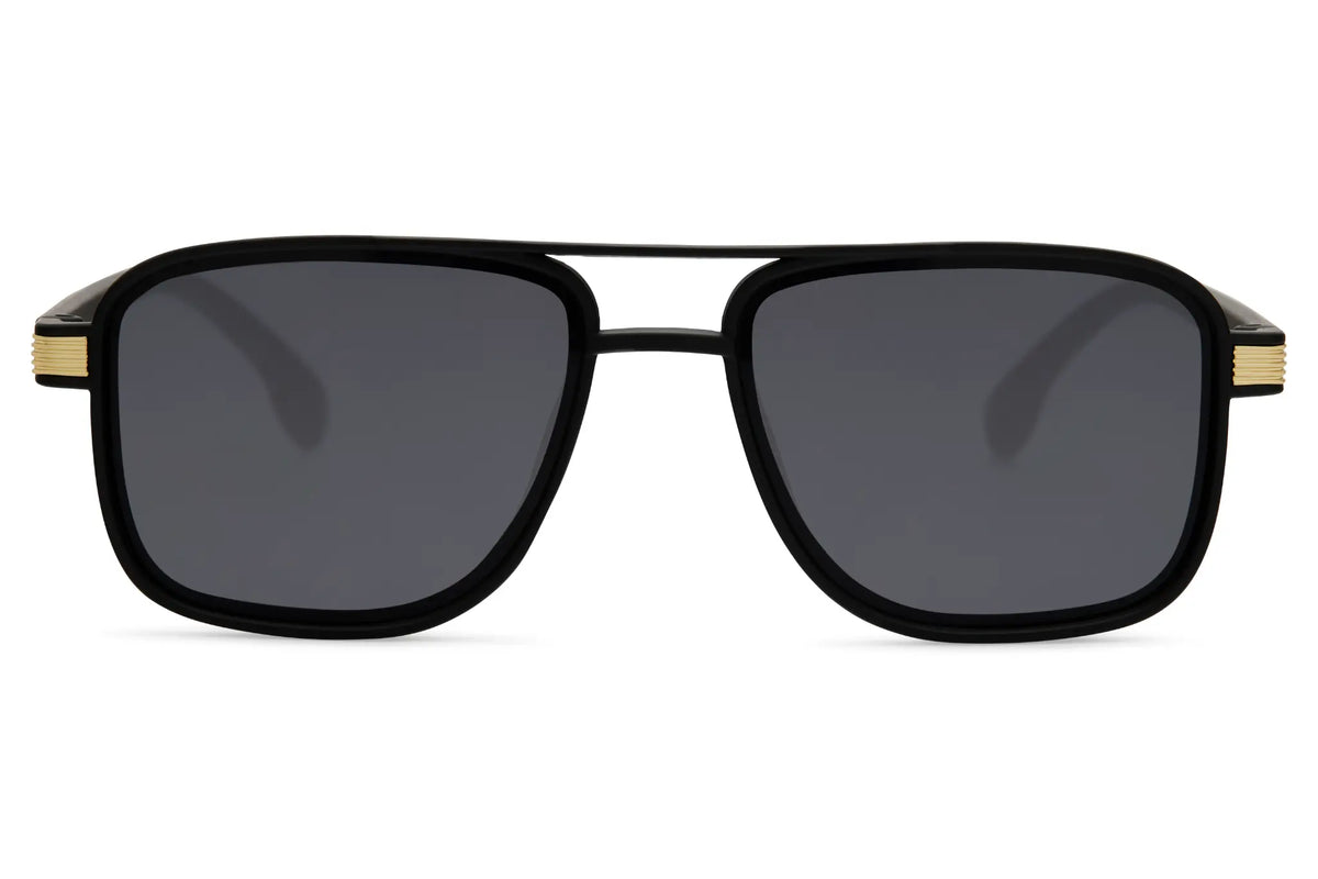 FAME - Divo Noir Mat / Gris Uni - Vue face