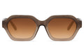 Lunettes Taupe Dégradé - Vue de face